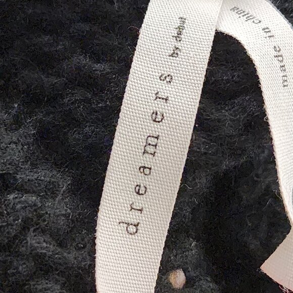 Dreamers Black Knit 3D Colorful Strawberries Boxy Fit Cardigan - Picture 5 of 6